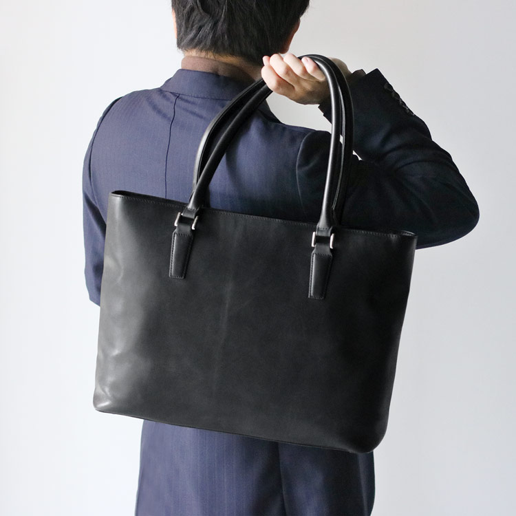 楽天市場】ビジネス トートバッグ メンズ 大容量 本革 ビジネスバッグ