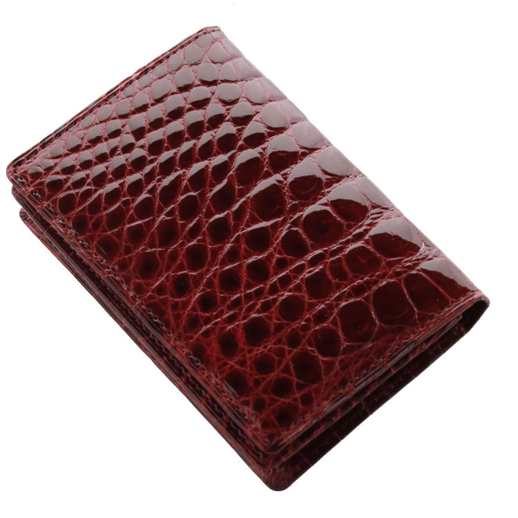 楽天市場】クロコダイル 名刺入れ カードケース シャイニング 加工 一