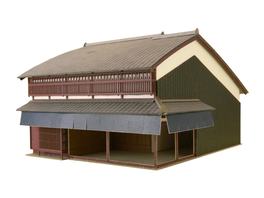 楽天市場】町家シリーズ 【角店】 S=1/100 ◇みにちゅあーとキット