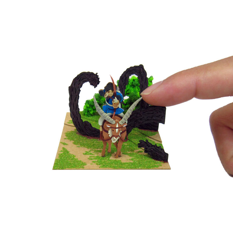 楽天市場】スタジオジブリmini もののけ姫 【アシタカとタタリ神