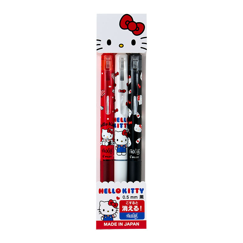 楽天市場】ハローキティ フリクションボールノック3本セット