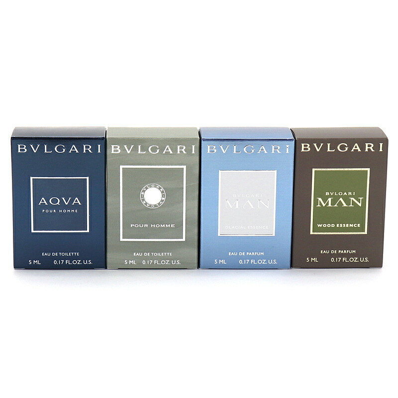 楽天市場】ブルガリ BVLGARI 香水5ml×4本セット メンズギフト