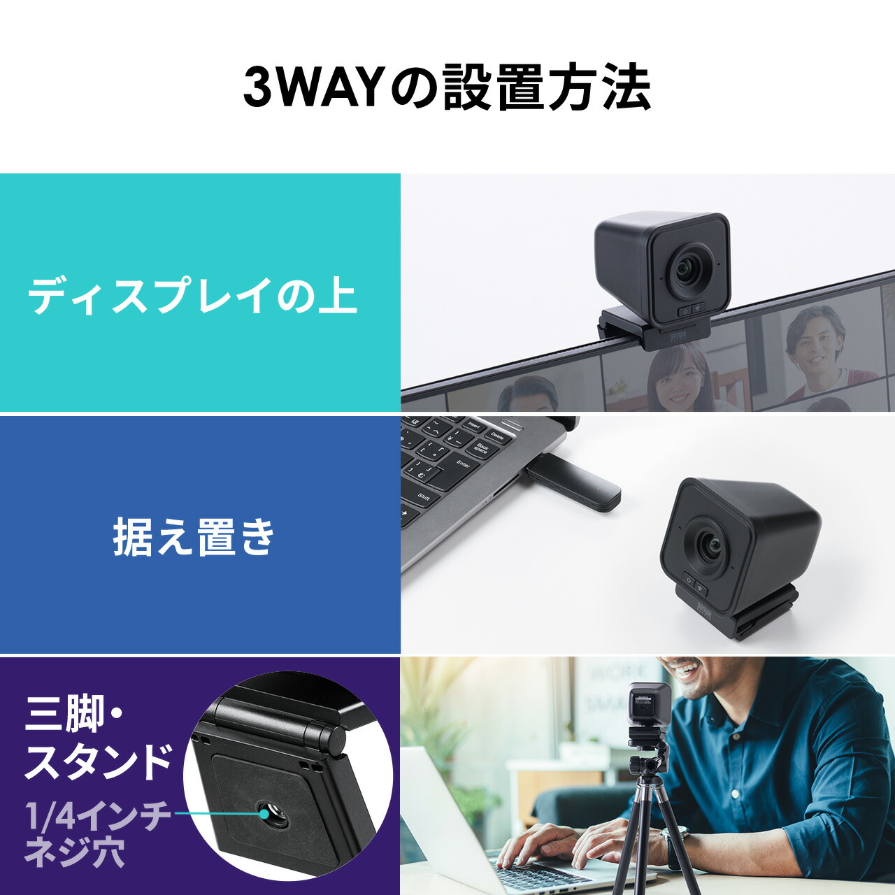 楽天市場】WEBカメラ ワイヤレス 無線 USB 200万画素 Type-C 変換