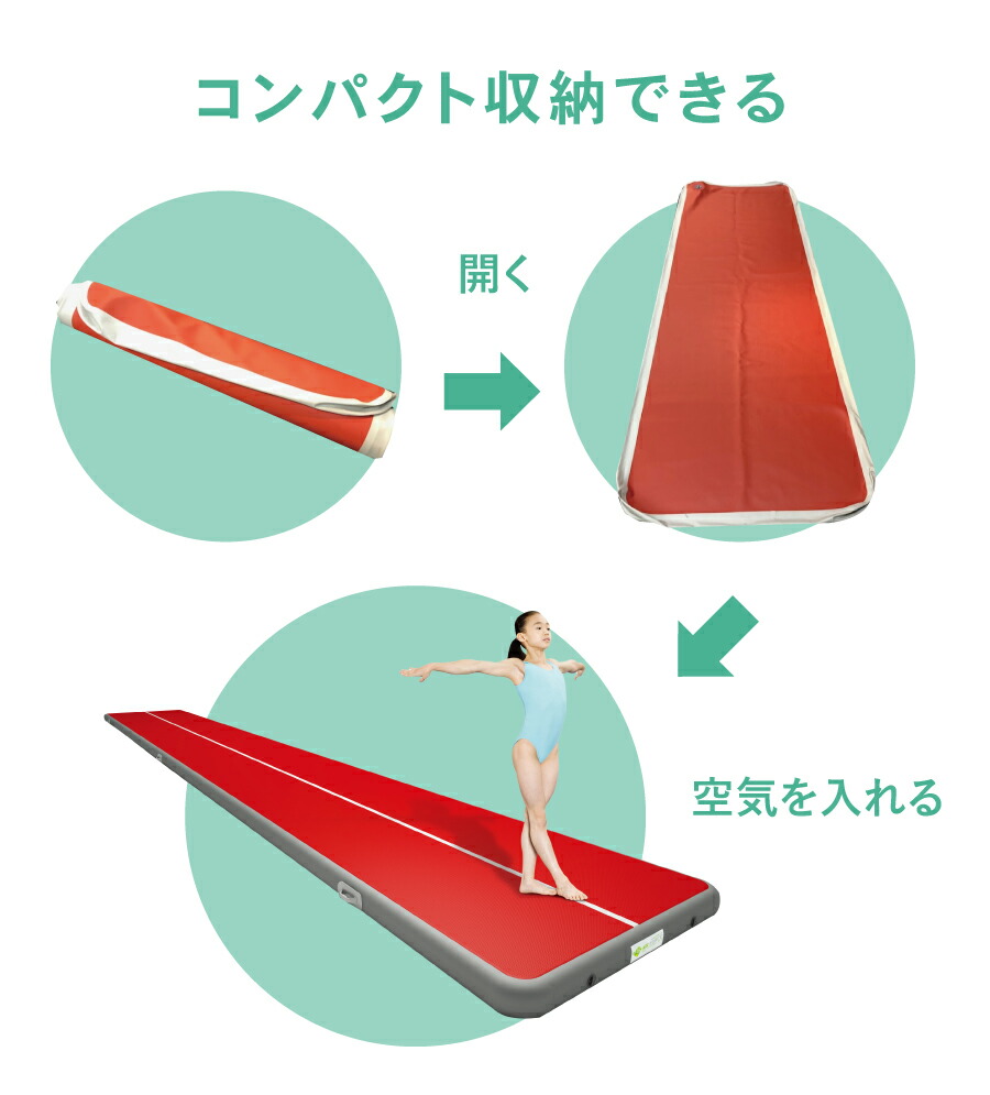 フィットネスエアーマット 幅200/長300/高さ20cm フィットネスエアー