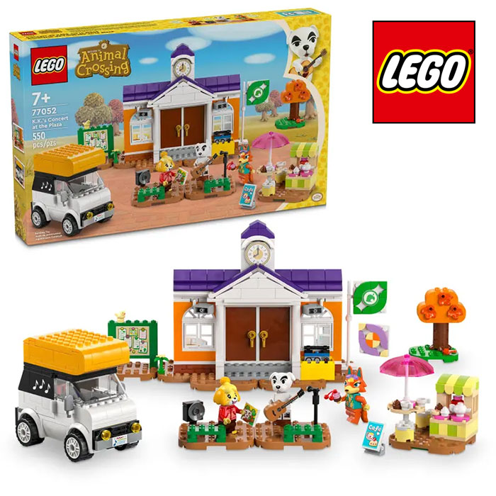 楽天市場】レゴ(R) どうぶつの森 広場で とたけけライブ 77052