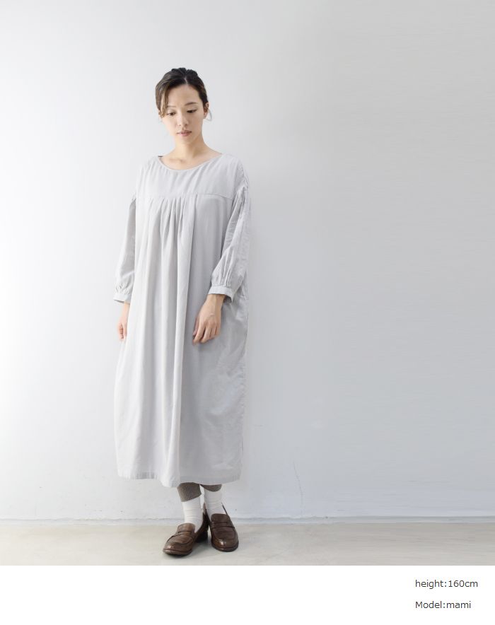 楽天市場】evam eva(エヴァムエヴァ)cotton silk one piece 2colormade