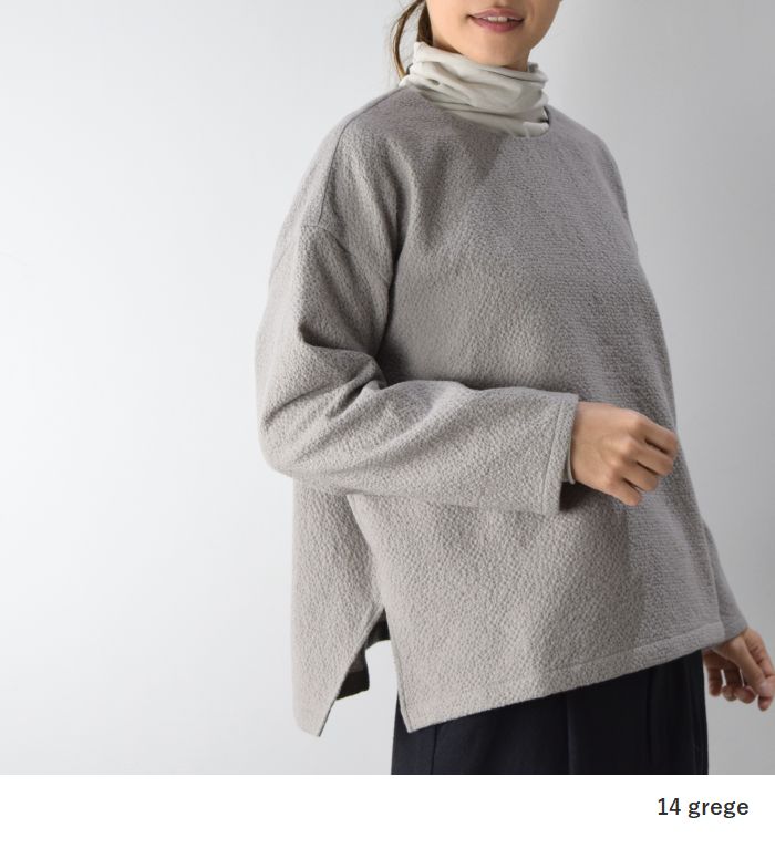 楽天市場】evam eva(エヴァムエヴァ)cotton wool pullover 3colormade