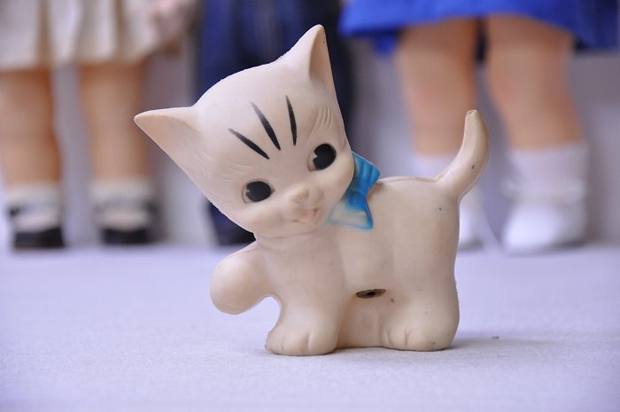 レアstern社rubber face ドールラバーフェイス猫ネコ