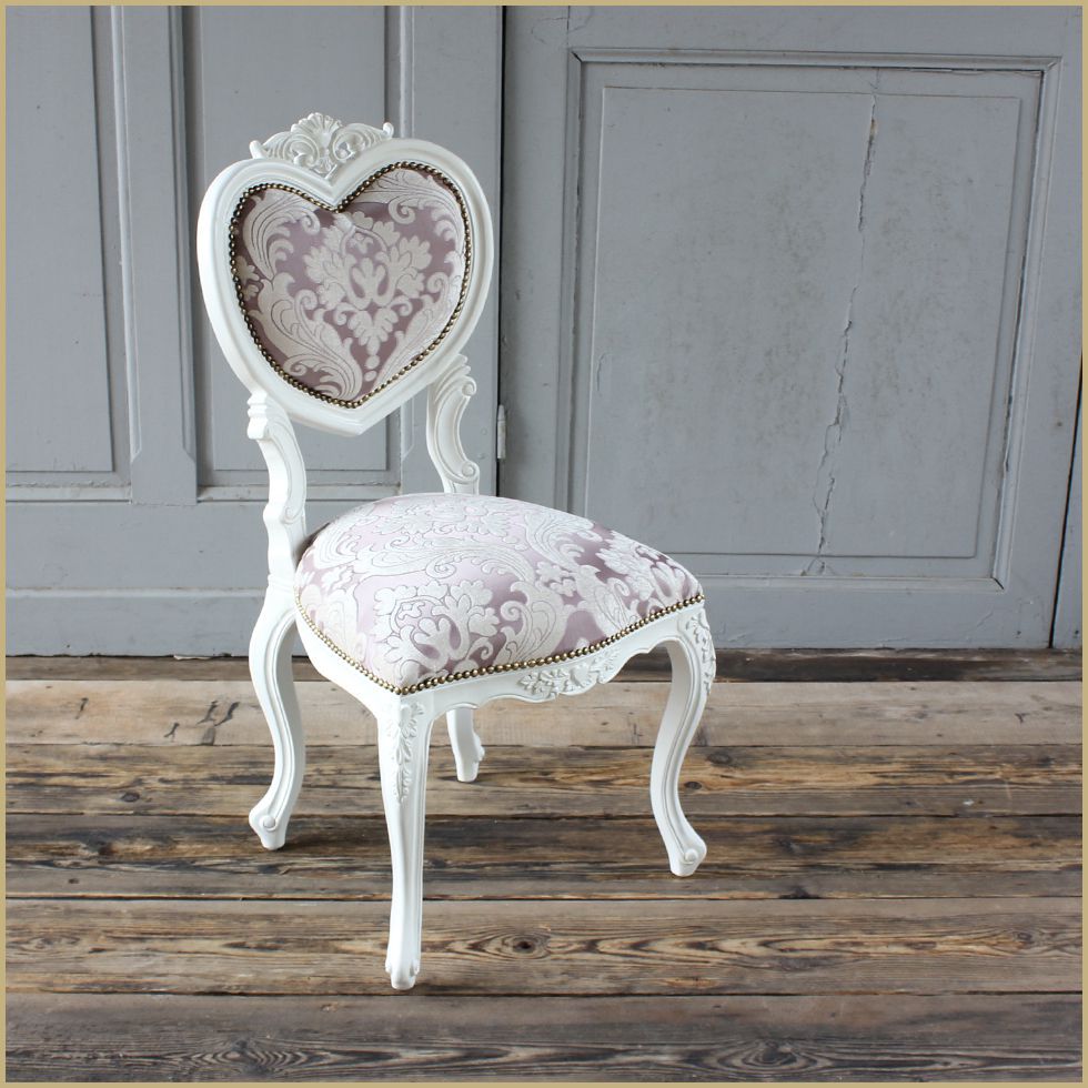 楽天市場】姫系 家具 ロココ 調 アンティーク 風 チェア 猫脚 ハート