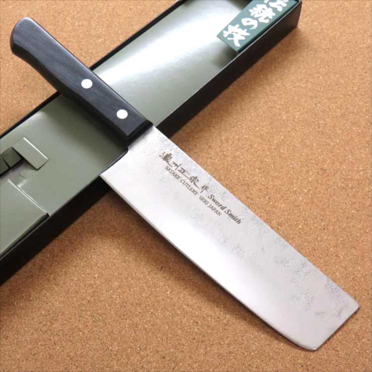 楽天市場】関の刃物 菜切り包丁 17cm (170mm) 濃州正宗作 梨地