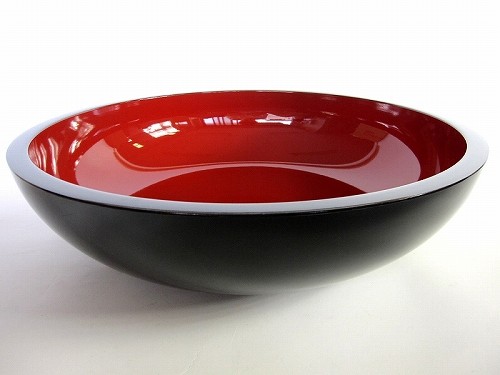 楽天市場】伝統工芸 こね鉢 黒内朱 42cm 日本製 / そば 蕎麦 蕎麦打ち