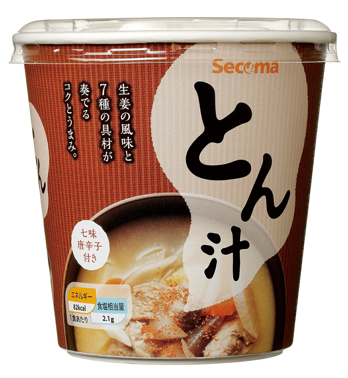 楽天市場】セイコーマート Secoma カップみそ汁 とん汁 6個入 セコマ