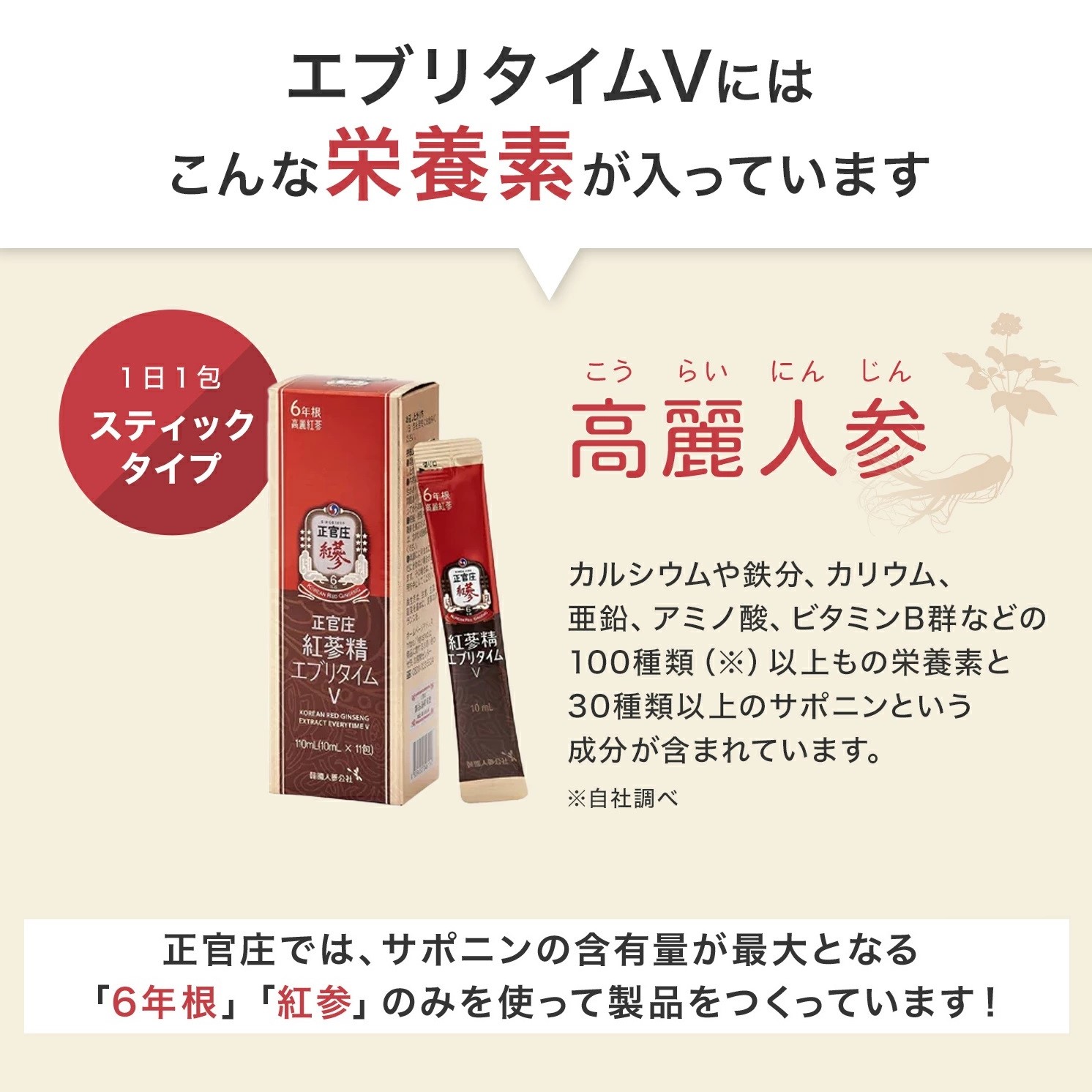 楽天市場】【正官庄 日本公式】紅参精エブリタイムV（バリュー）（10ml