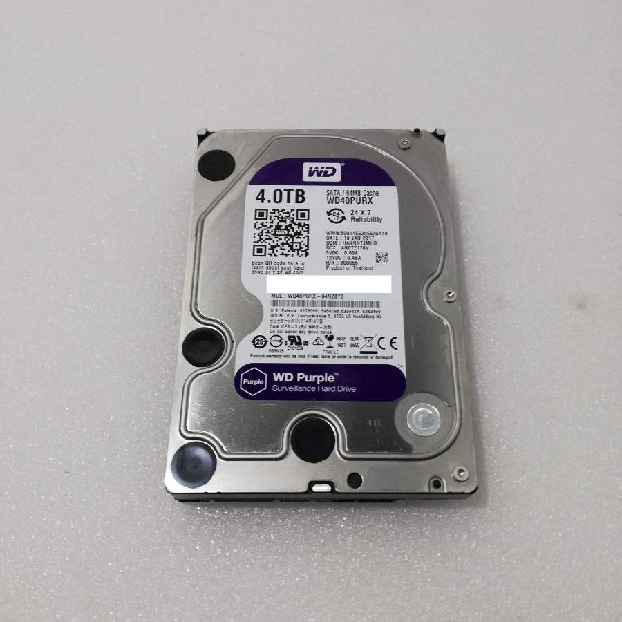 WESTERN DIGITAL WD WD40EZRZ SATA Westerndigital HDD 4TB 中古 動作