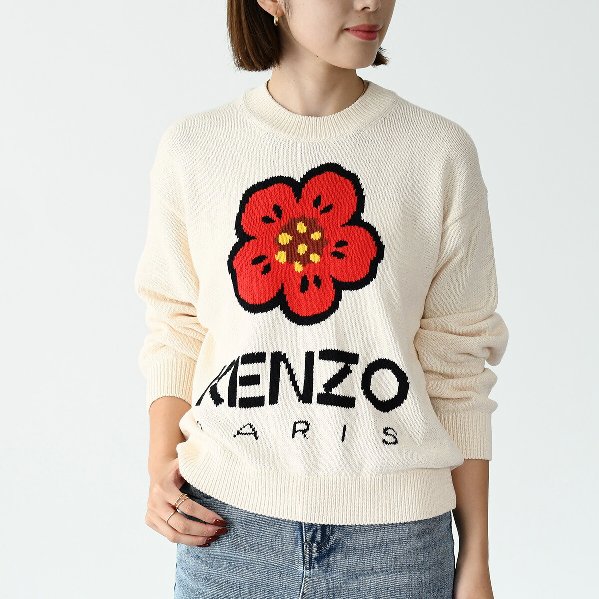 楽天市場】KENZO ケンゾー ニット トップス BOKE FLOWER ジャンパー
