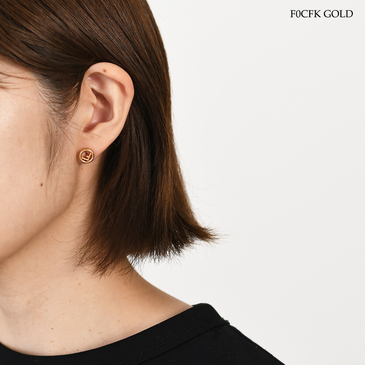 楽天市場】FENDI フェンディ ピアス アクセサリー エフ イズ F IS