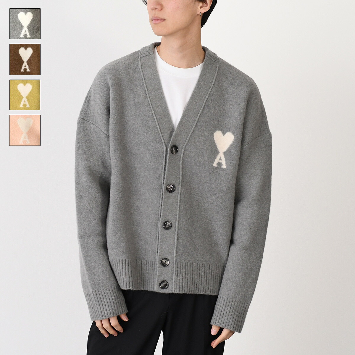 楽天市場】アミ パリ ami paris（カーディガン｜トップス）：メンズ