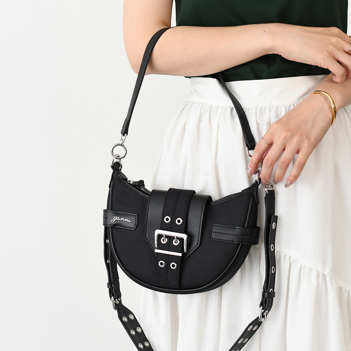 楽天市場】【2/25限定クーポン】GANNI ガニー バッグ ショルダーバッグ