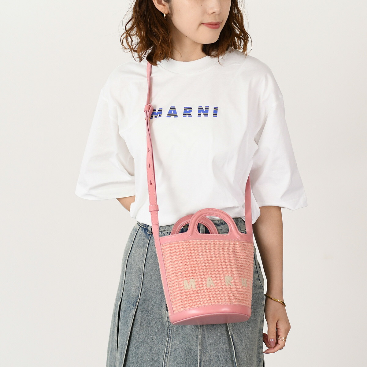 楽天市場】MARNI マルニ バッグ かごバッグ ショルダーバッグ