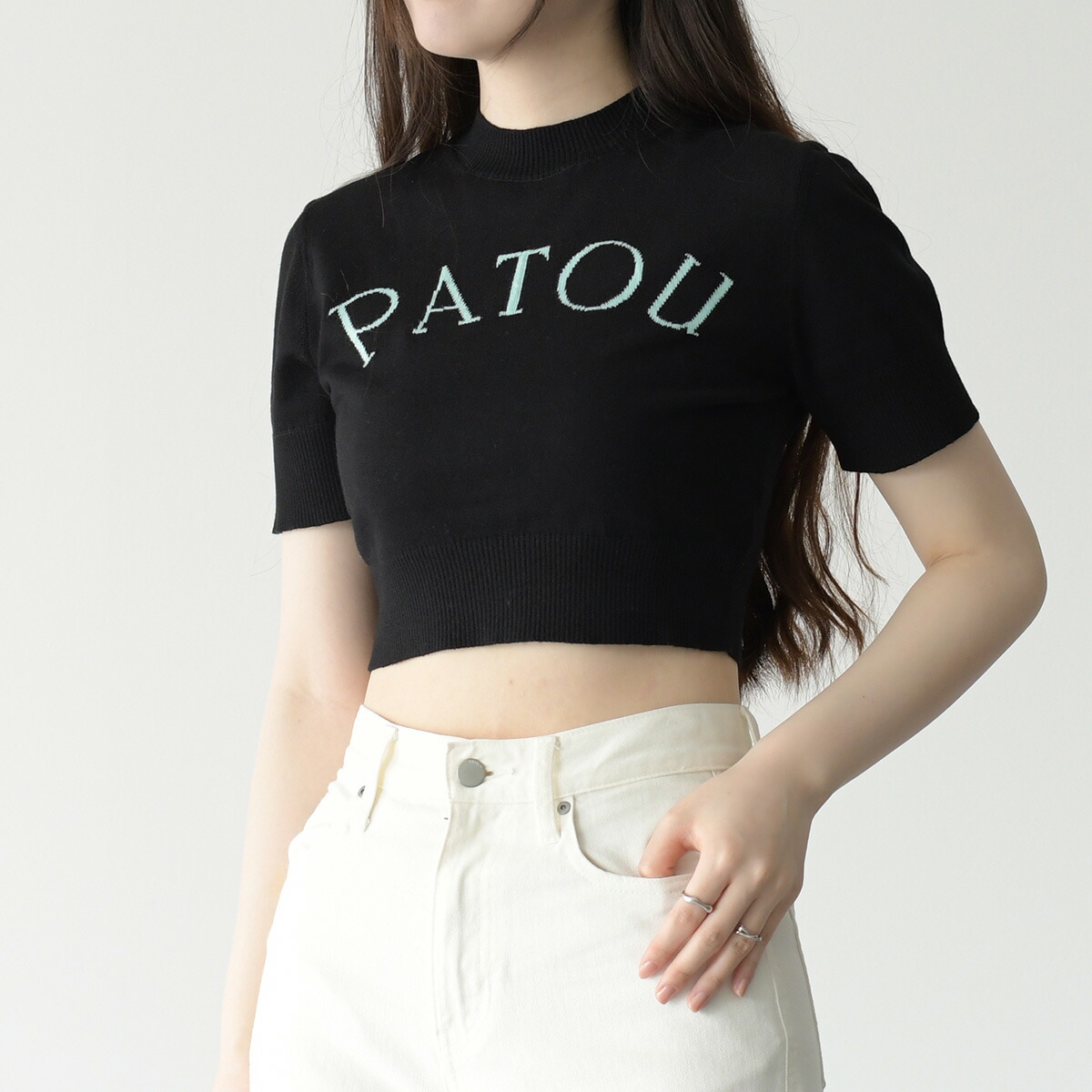 楽天市場】PATOU パトゥ トップス コットン＆ウール クロップド