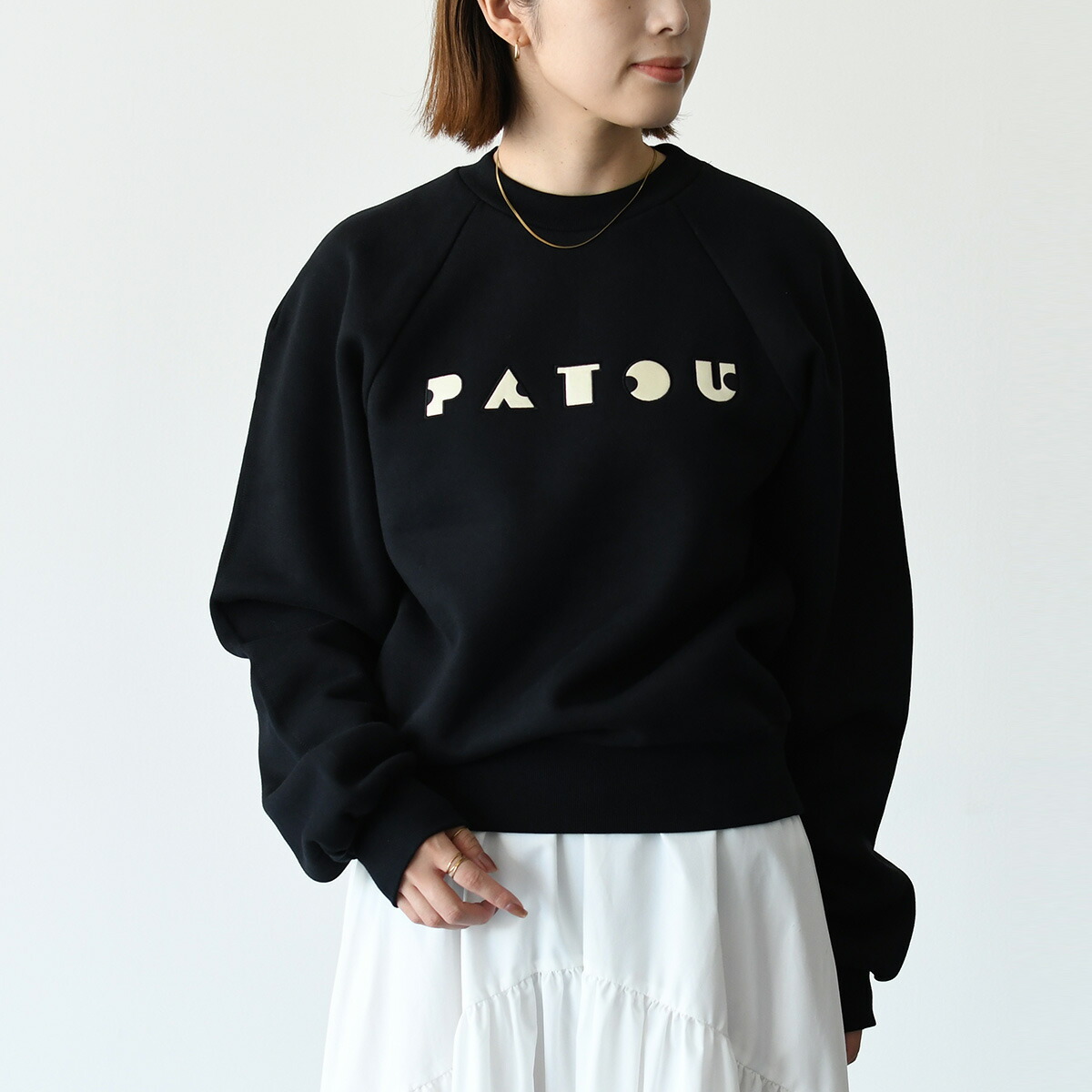 楽天市場】PATOU パトゥ トレーナー オーガニックコットン エンブロイ