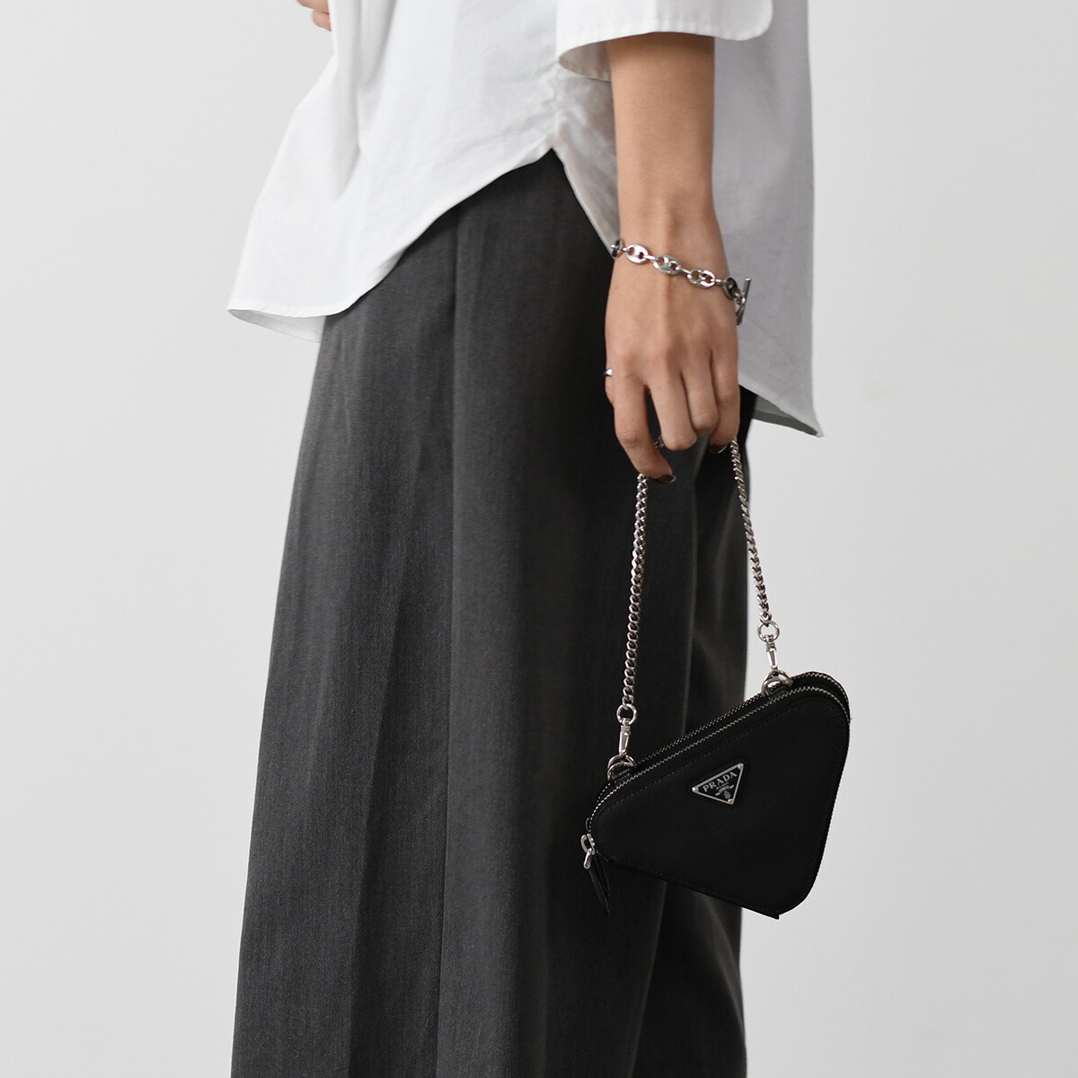 楽天市場】PRADA プラダ ショルダーバッグ ミニバッグ トライアングル