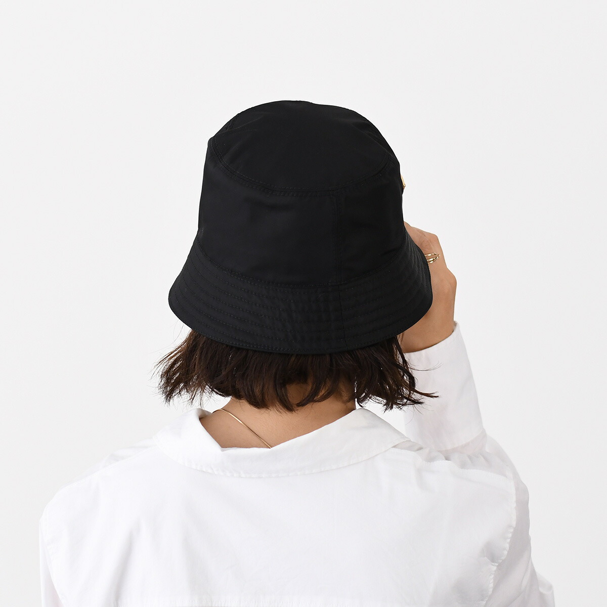 楽天市場】【3/1限定5％オフ】PRADA プラダ バケットハット 帽子 Re