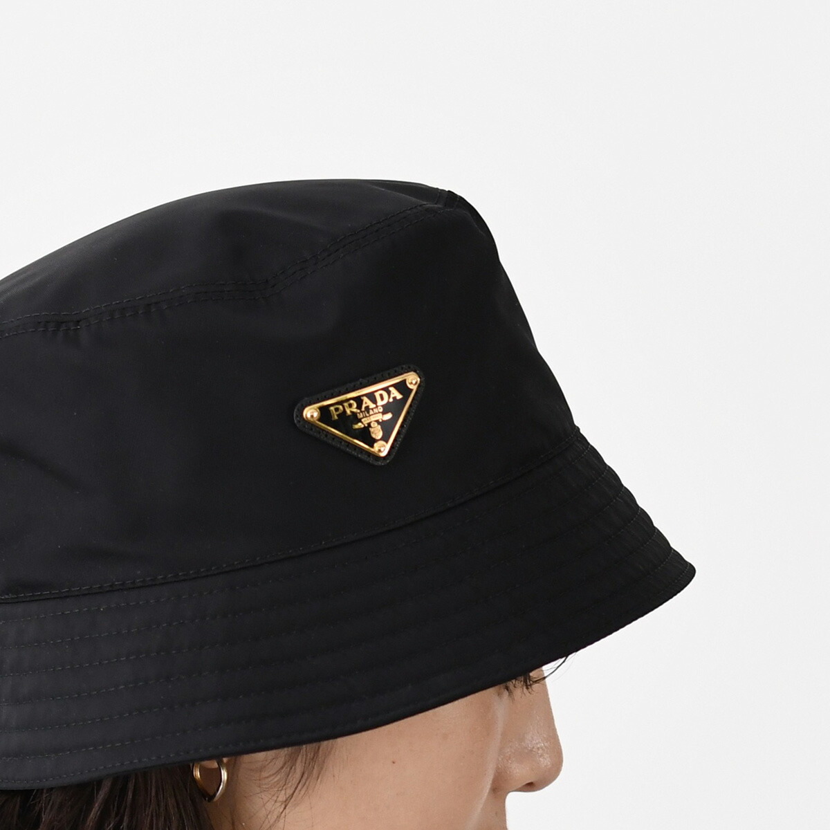 楽天市場】【3/1限定5％オフ】PRADA プラダ バケットハット 帽子 Re