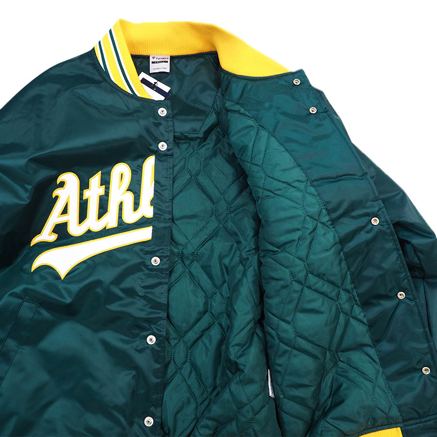 楽天市場】MLB アスレチックス ジャケット サテンジャケット アウター