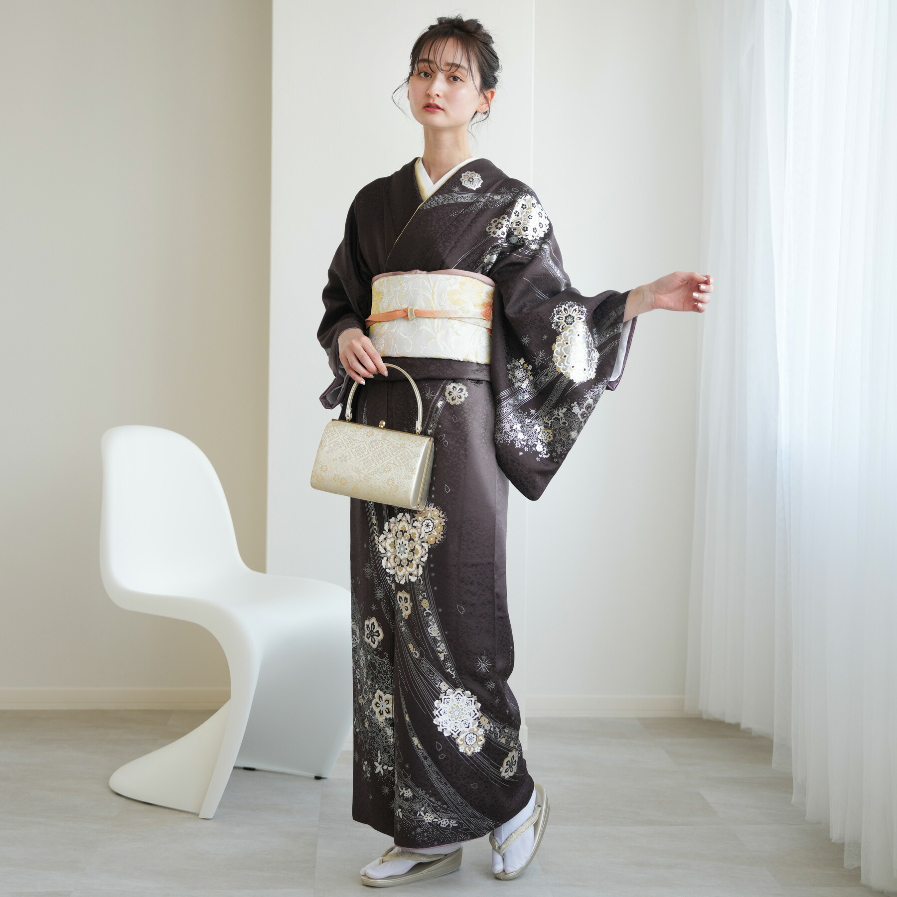 楽天市場】【レンタル】※予約可：3月頭〜【訪問着20点フルセット 黒鳶