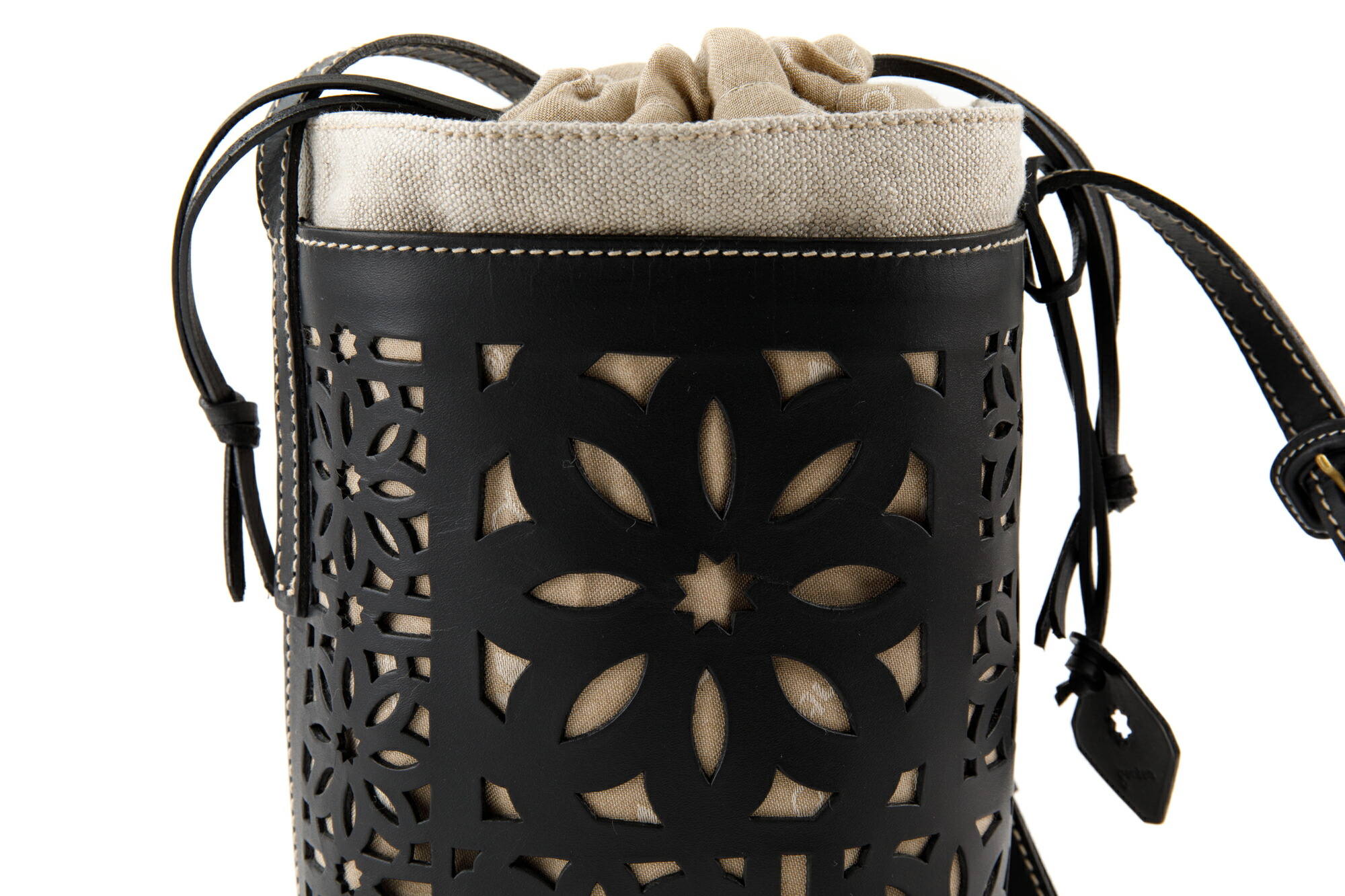 楽天市場】☆ genten ゲンテン バッグlinen cut work（リネンカット