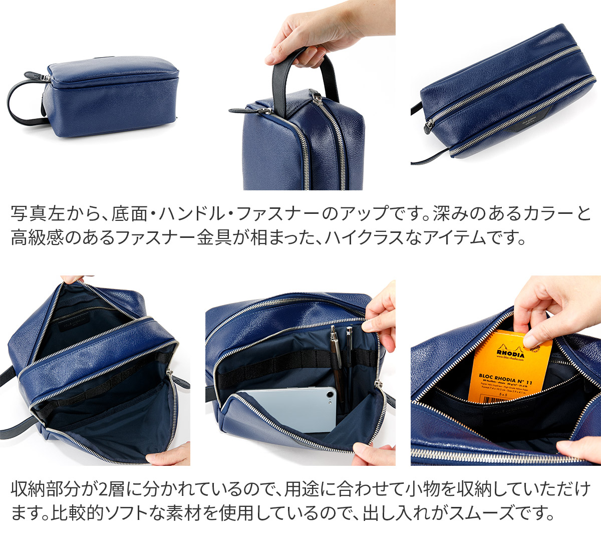 F06315 新品 PELLE MORBIDA ゴルフポーチ クラッチバッグ F06315 新品