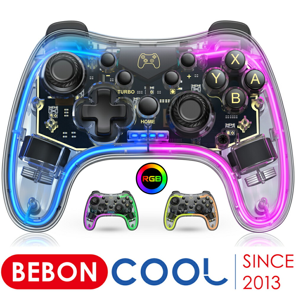 楽天市場】【300円クーポン配布】BEBONCOOL Switch コントローラー