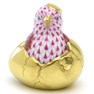 ヘレンド　置物　フィギュリン　小鳥 水辺のフィギュリン