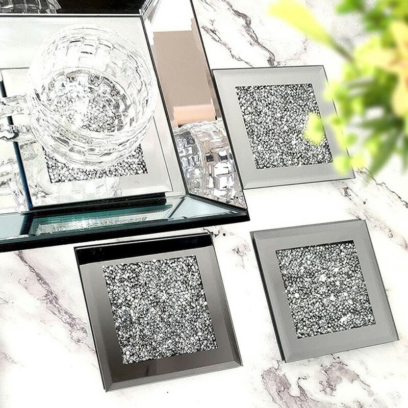 楽天市場】【4枚 高級ガラスコースター】北欧風 カフェ風 おうちカフェ