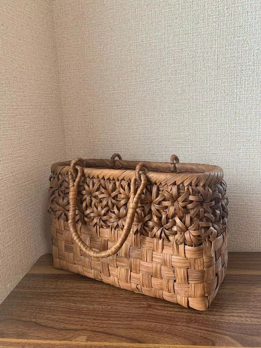 楽天市場】【楽天スーパーセール割引】山葡萄 山葡萄かごバッグ 手作り