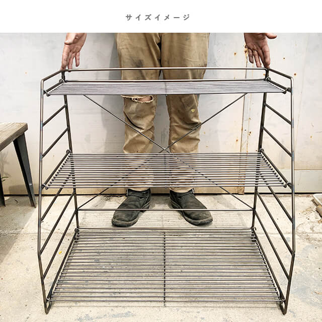 楽天市場】送料無料【IRON SHELF】組み立て式アイアンシェルフ