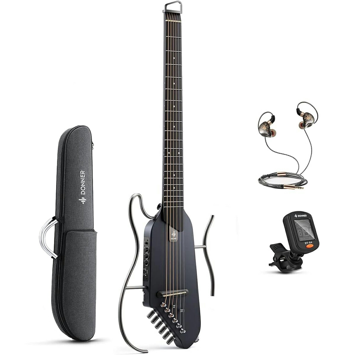 楽天市場】Donner HUSH-I サイレントアコースティックギター 初心者
