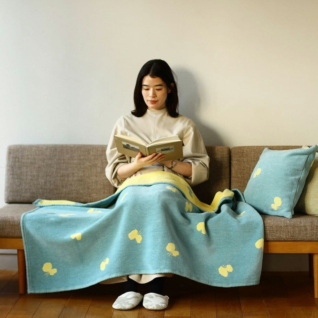 楽天市場】KLIPPAN クリッパン ミナペルホネン ブランケット mina