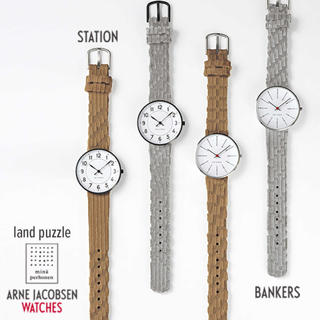 楽天市場】ARNE JACOBSEN WATCH STATION BANKERS ミナペルホネン land