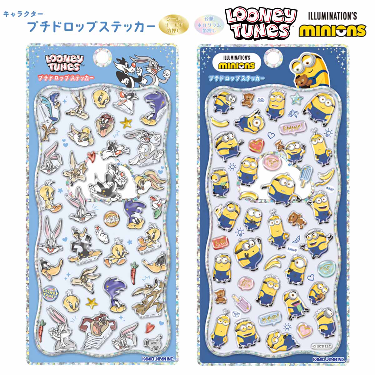 楽天市場】プチドロップステッカー ルーニー・テューンズ / ミニオンズ