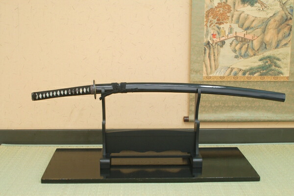 楽天市場】模造刀 黒呂鞘（大刀） 職人が丹念に製造。 コスプレの