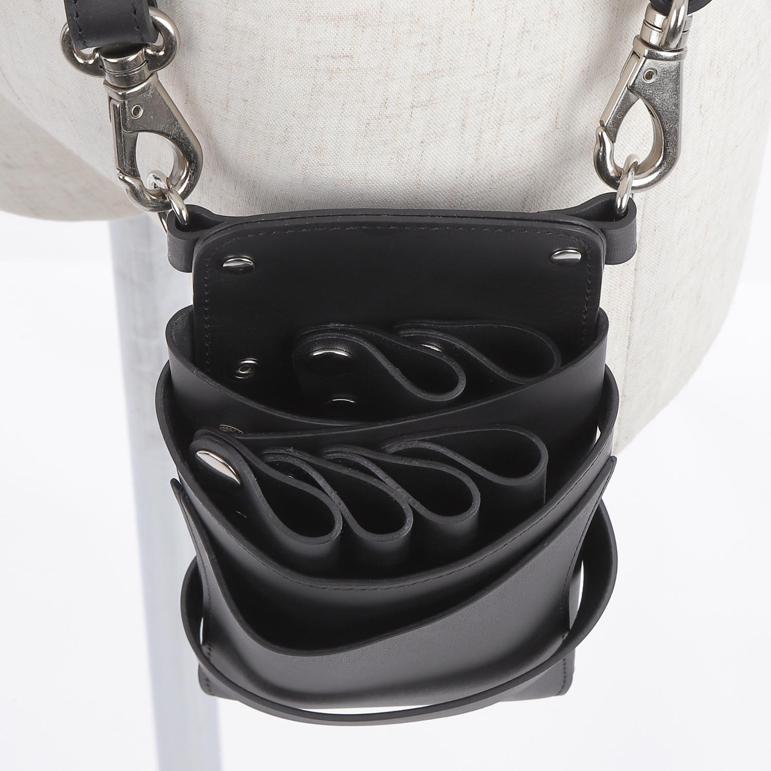 DEEDS ヴェネチア PUレザー ブラック シザーケース/トリマー DEEDS