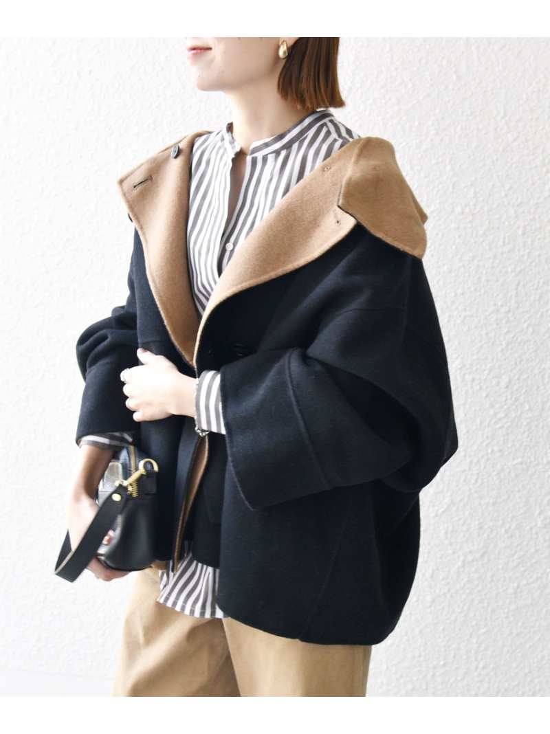 楽天市場】【WEB限定】SHIPS any: リバー スタンドカラー ポンチョ