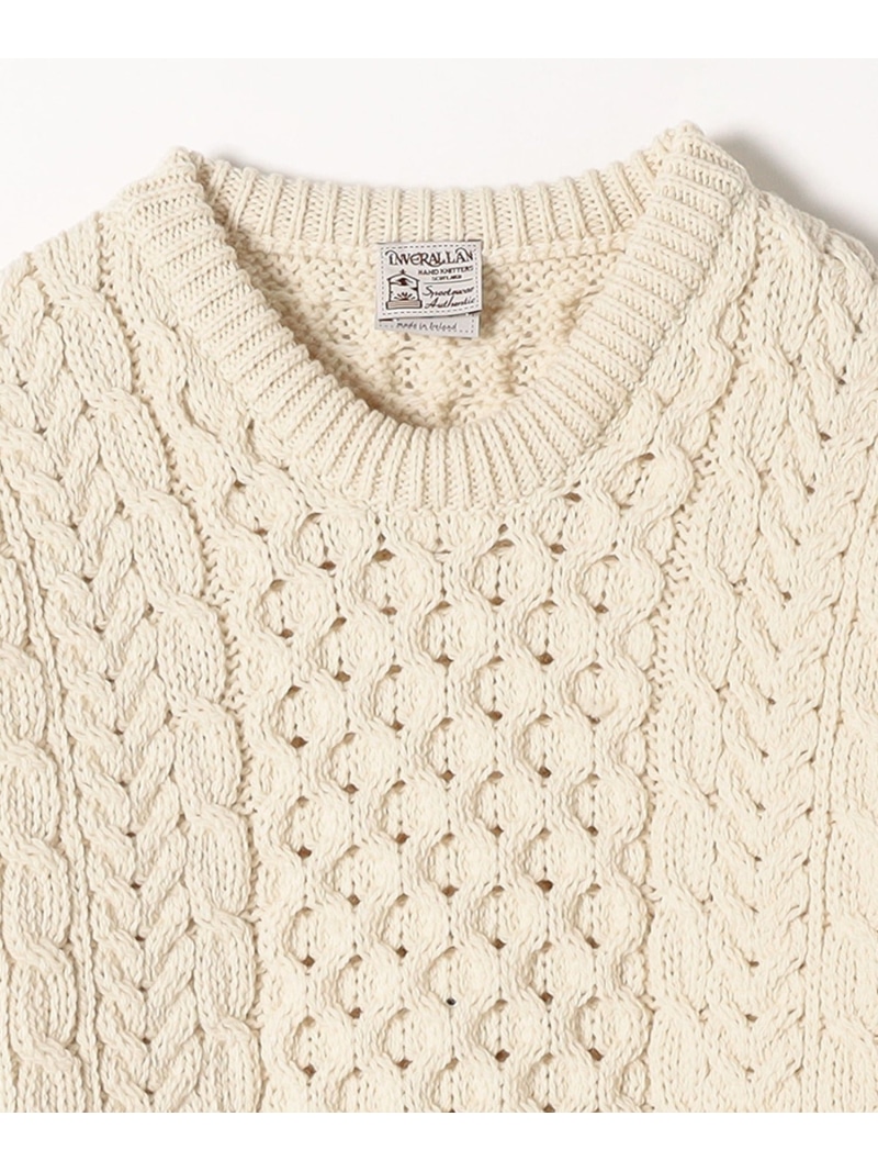 楽天市場】【SALE／30%OFF】INVERALLAN: クルーネック アラン ニット