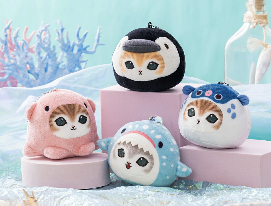 楽天市場】【海の生き物】mofusand 海の生き物 にゃん おかお