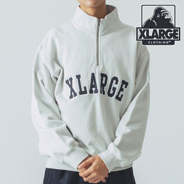 楽天市場】エクストララージ XLARGE アーチロゴ ハーフジップ