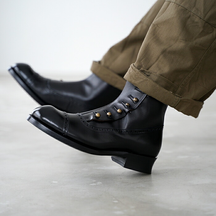 楽天市場】chausser ショセ ボタンブーツ C-7039 メンズ 靴 ショート