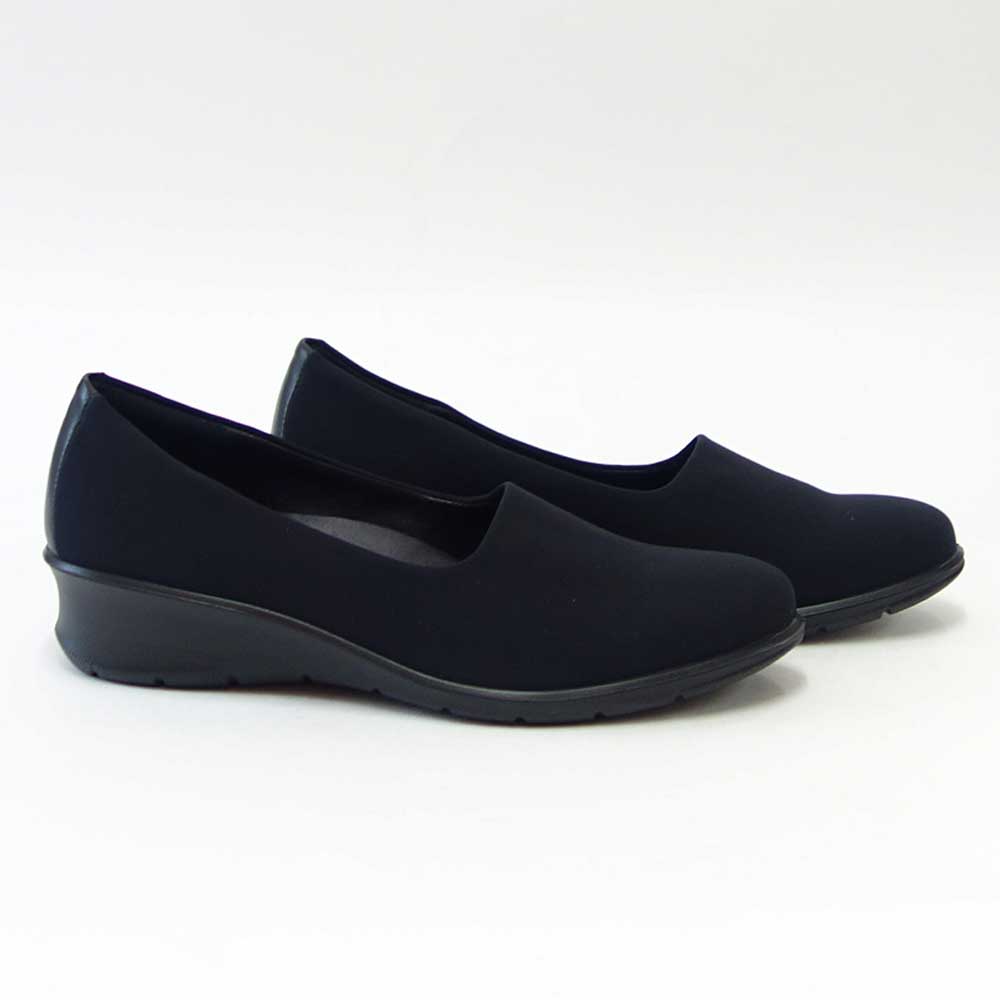 楽天市場】エコー ECCO FELICIA STRETCH SLIP ON ブラック 217043
