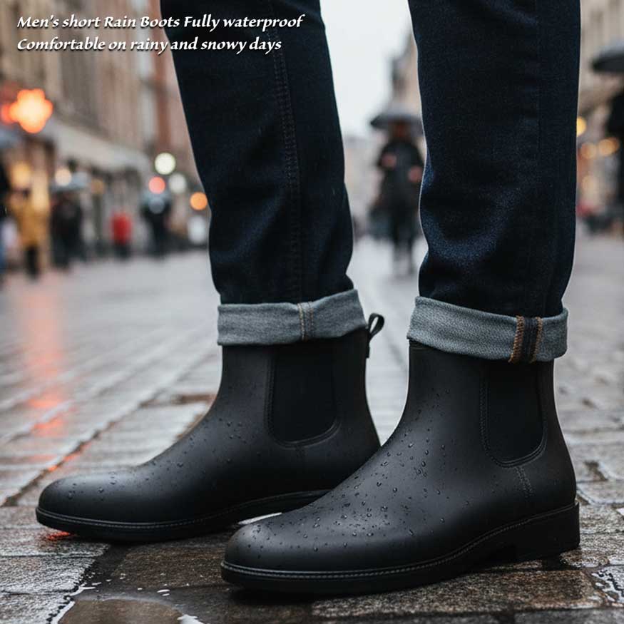 楽天市場】完全防水 レインブーツ レインシューズ メンズ 長靴